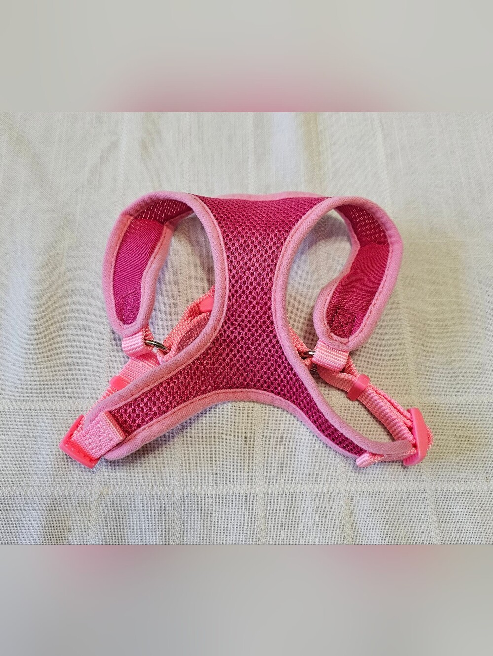 Pink Mesh Dog Harness XS